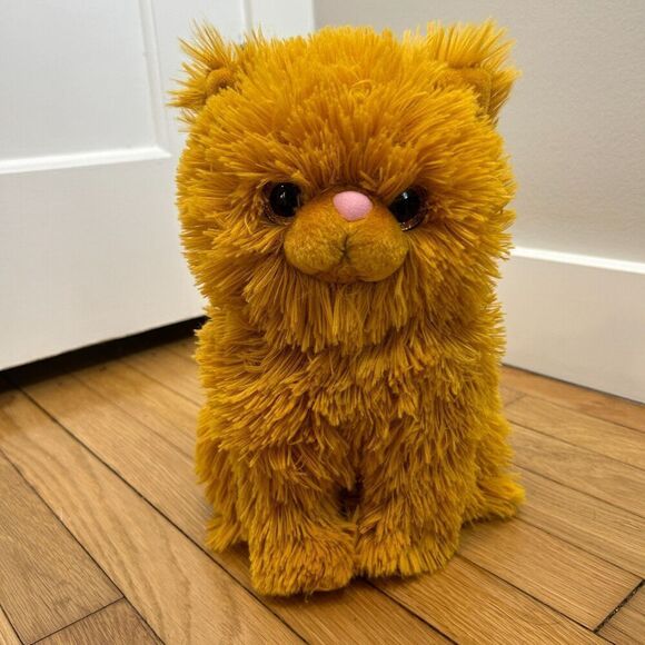 Harry Potter Wizarding World Crookshanks Hermione Cat Plush Gold Fluffy - Picture 1 of 7
